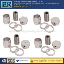 High demand customized high quality cnc machining aluminium tube and plug